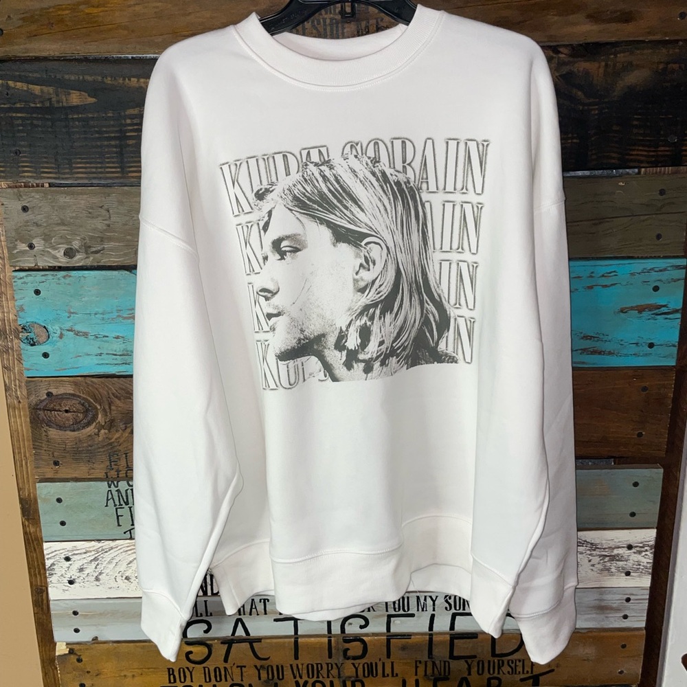 NWT Kurt Cobain Crewneck Sweater M